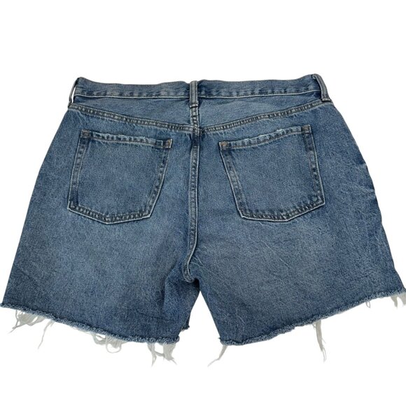 Old Navy Womens Distressed Denim High-Rise Cutoff Shorts Size 14 - Picture 8 of 11